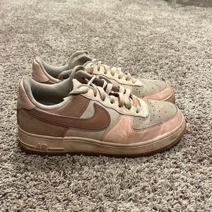 Pink Air Force ones women’s size 8